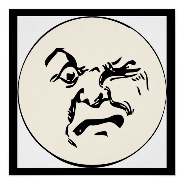 ANGRY MOON POSTER (Front)