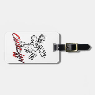 Angry Moose Canadian AF Luggage Tag