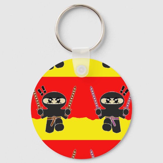 Angry ninjas key ring (Front)
