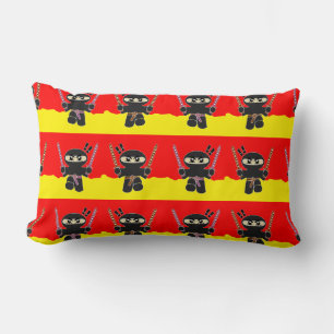 Angry ninjas lumbar cushion