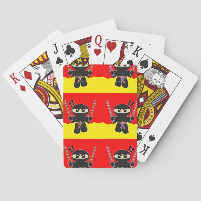 Angry ninjas playing cards (Back)