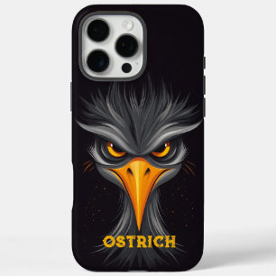 Angry Otrich Black iPhone 16 Pro Max Case