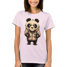 Angry Panda Cute Animal Design