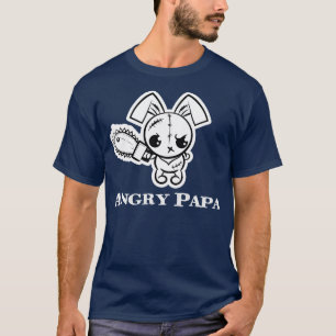 Angry Papa Voo Bunny Cute Monsters T-Shirt