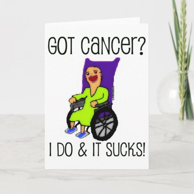 Angry Patient Got Cancer Card (Front)