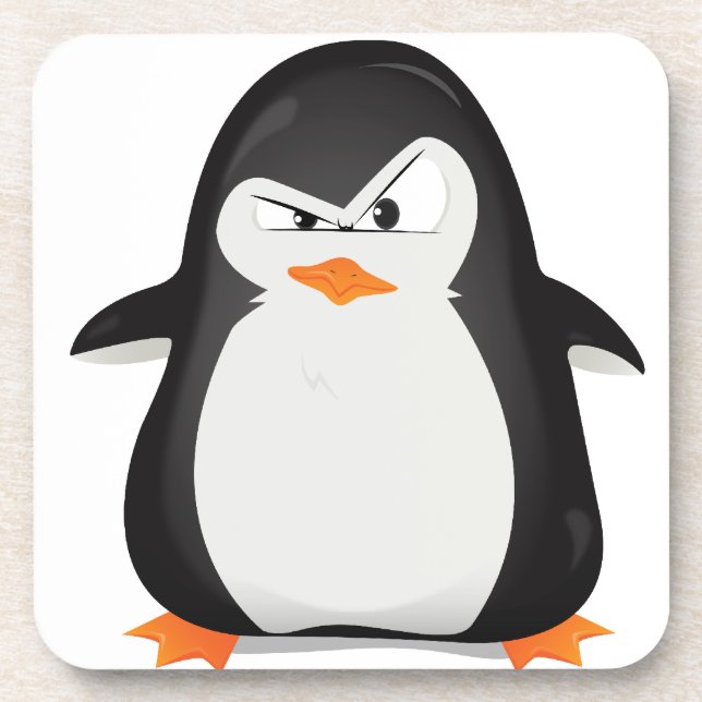 Angry Penguin Coaster (Front)