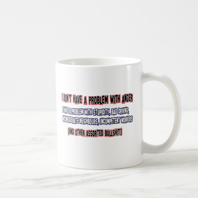 Angry person designs coffee mug (Right)