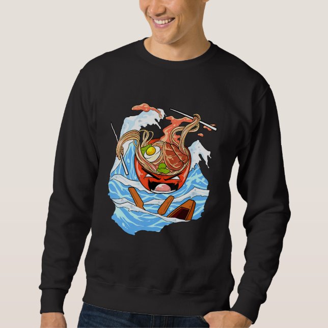 Angry Pho Bowl Instant Noods Sweatshirt (Front)