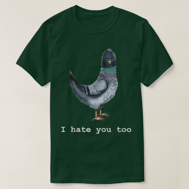 Angry Pigeon 2 T-Shirt (Design Front)