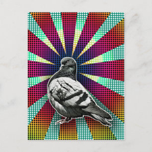 Angry Pigeon Postcard