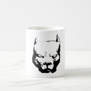 Angry Pitbull Dog Coffee Mug