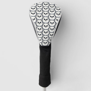 Angry Polar Bear Design Golf Head Cover