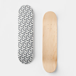 Angry Polar Bear Design Skateboard