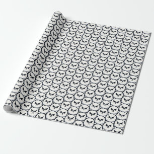 Angry Polar Bear Design Wrapping Paper