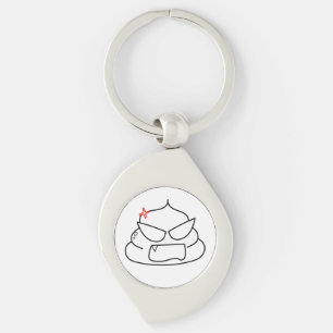 Angry Poop - Brootsch the PooPoo Key Ring