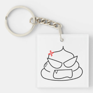 Angry Poop - Brootsch the PooPoo Key Ring
