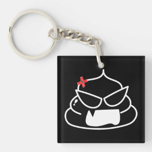 Angry Poop - Brootsch the PooPoo Key Ring