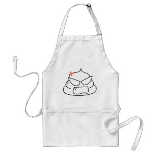Angry Poop - Brootsch the PooPoo Standard Apron