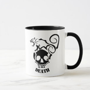 Angry Rat On an Evil Skull Mug
