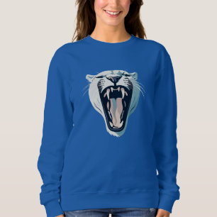 Angry Roaring Tiger Face Design Sweatshirt