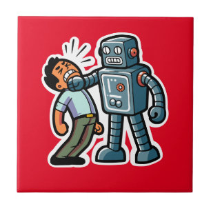 Angry Robot Ceramic Tile