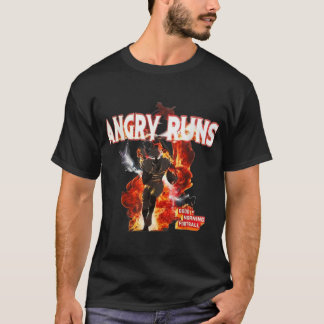 Angry Run Good Morning Football  T-Shirt