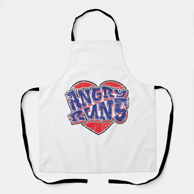 Angry Runs fans design v2  Apron (Front)