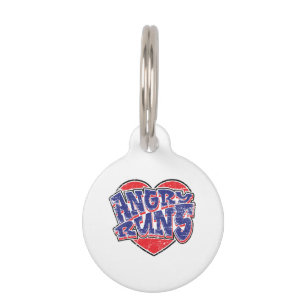 Angry Runs fans design v2 Pet Tag