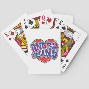 Angry Runs fans design v2 Playing Cards