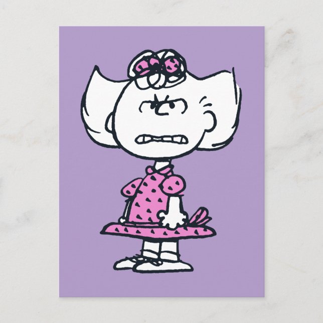 Angry Sally Postcard (Front)