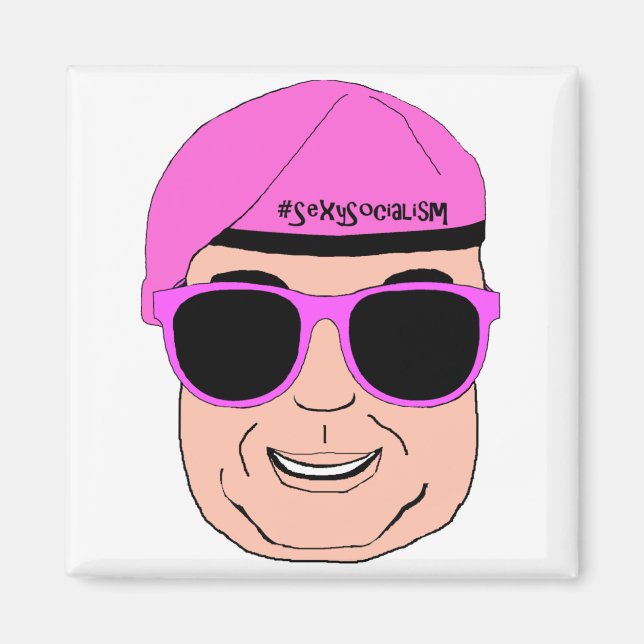 Angry Salmond Magnet (Front)