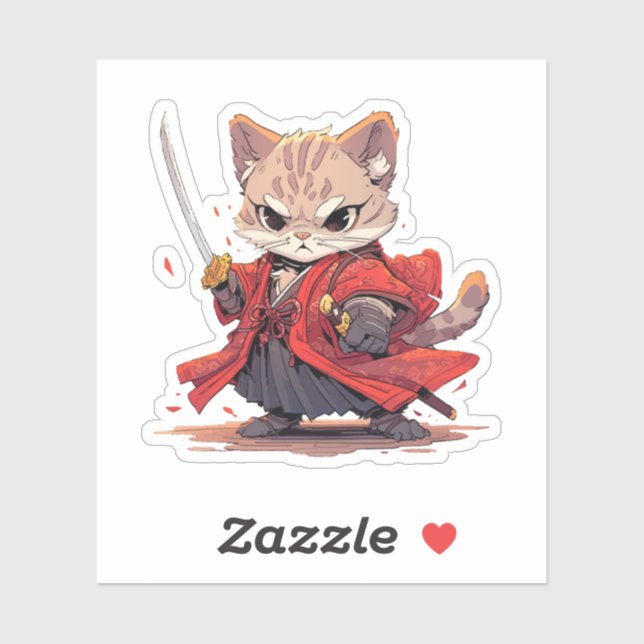 Angry Samurai style Cat Hero (Sheet)