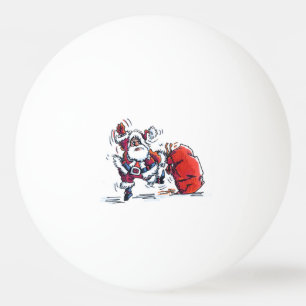 Angry Santa 1-star ping pong ball