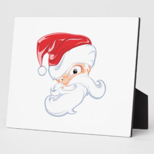 Angry Santa Claus Cartoon Plaque