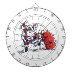 Angry Santa dartboard
