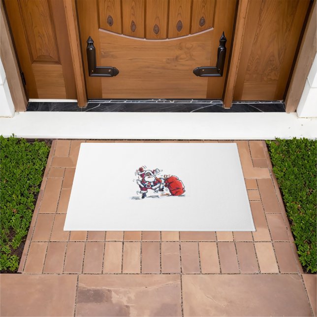 Angry Santa doormat (Outdoor)