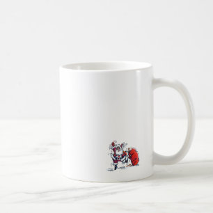 Angry Santa left hand mug