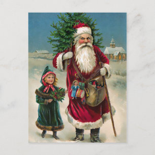 Angry Santa Postcard
