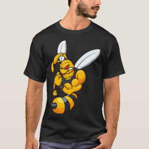 Angry shredded hornet mascot T-Shirt