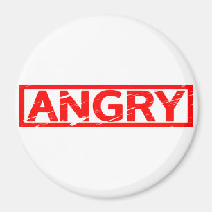 Angry Stamp Magnet