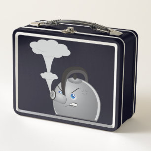 Angry Teapot Metal Lunch Box