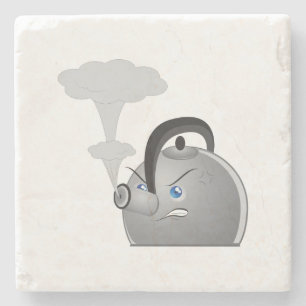 Angry Teapot Stone Coaster