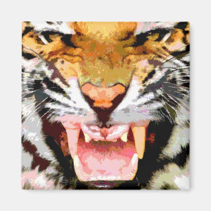 Angry Tiger - Eyes of Tiger Magnet