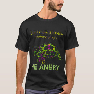 Angry Tortoise - neon version T-Shirt