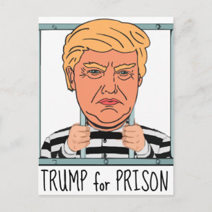 Angry Trump for Prison Postcard
