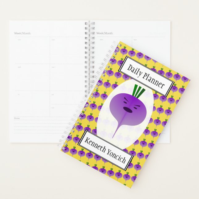 Angry Turnip by Kenneth Yoncich Planner (Display)