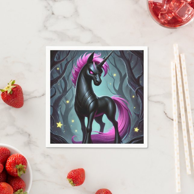 Angry Unicorn Napkin (Insitu)