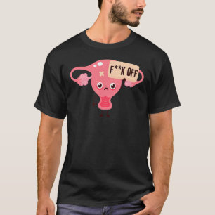 Angry Uterus Bans Off Our Bodies Womens Pro Choice T-Shirt