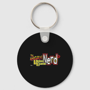 Angry Video Game Nerd Logo Premium  Key Ring