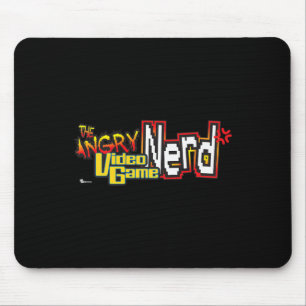 Angry Video Game Nerd Logo Premium  Mouse Pad